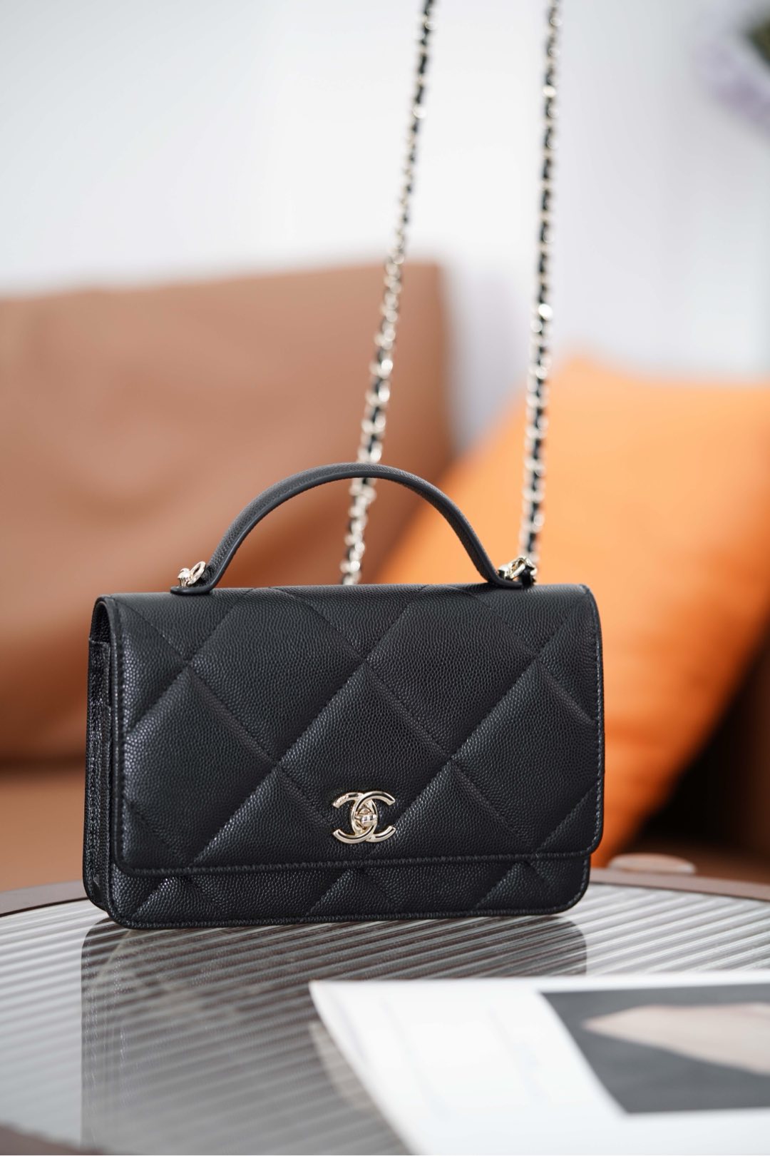 Chanel 25K Woc Black