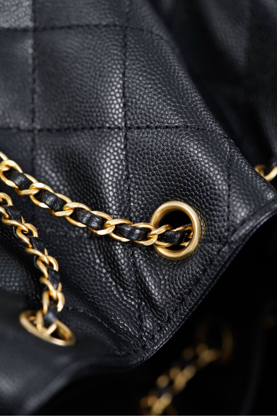 Chanel 25S Small Hobo Black