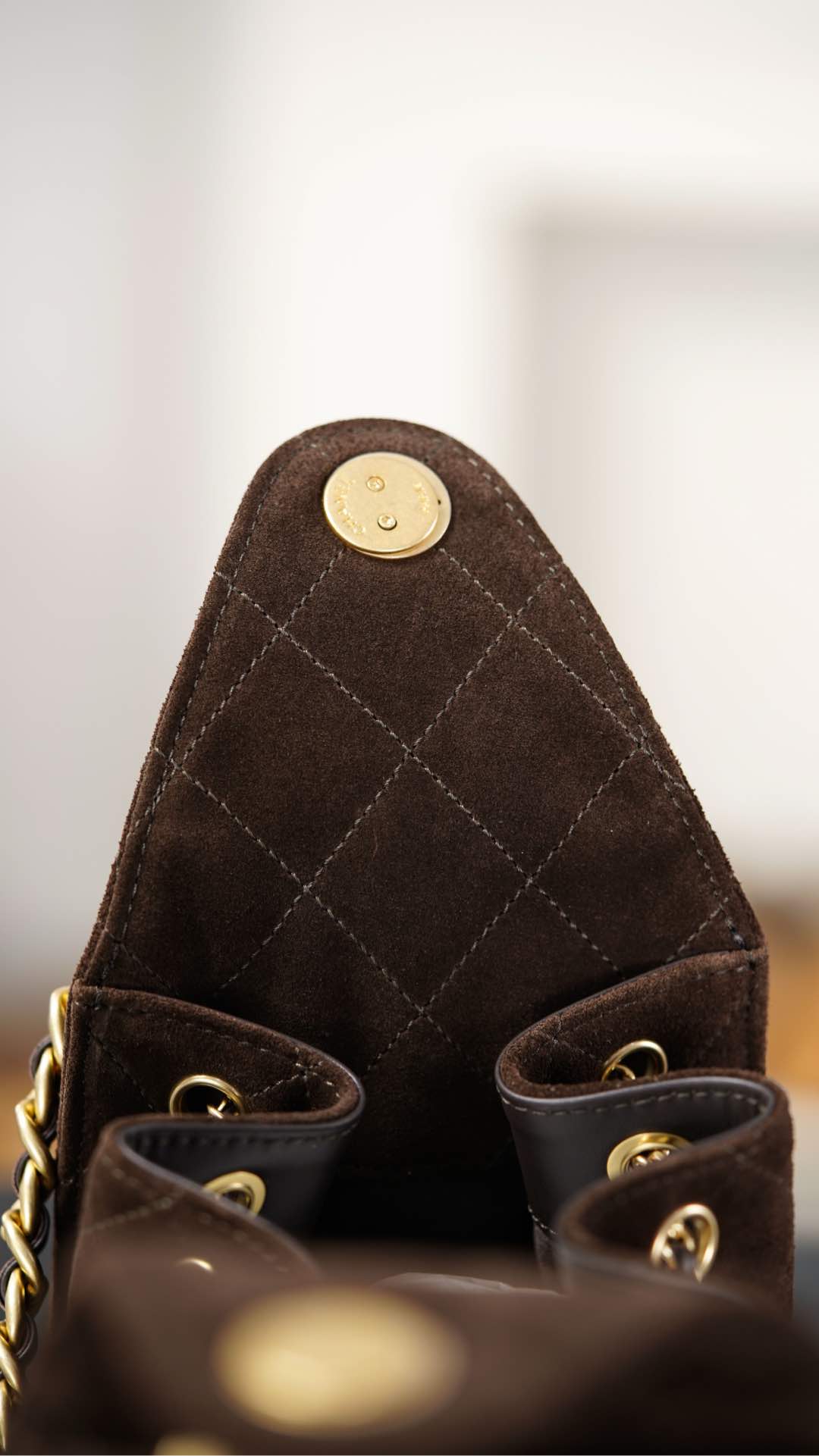 Chanel 25K Small Hobo Brown