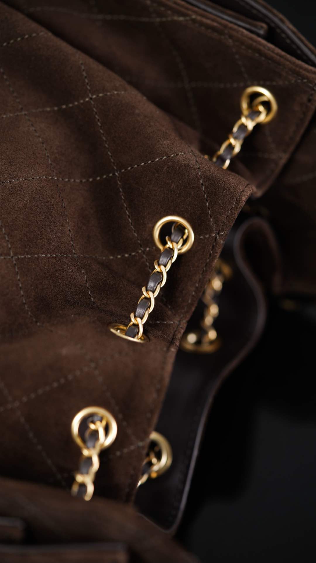 Chanel 25K Small Hobo Brown