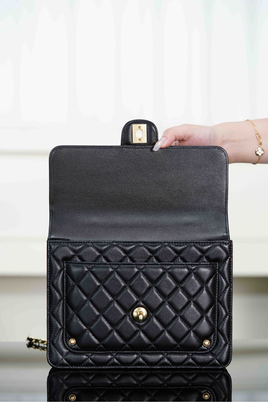 Chanel 25B Bag Black