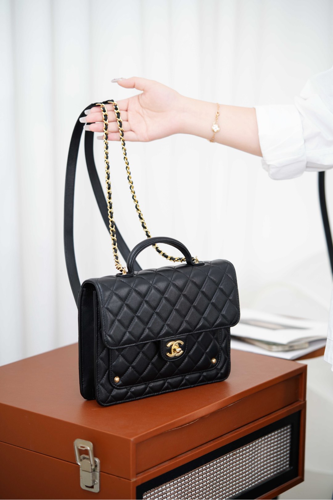 Chanel 25B Bag Black