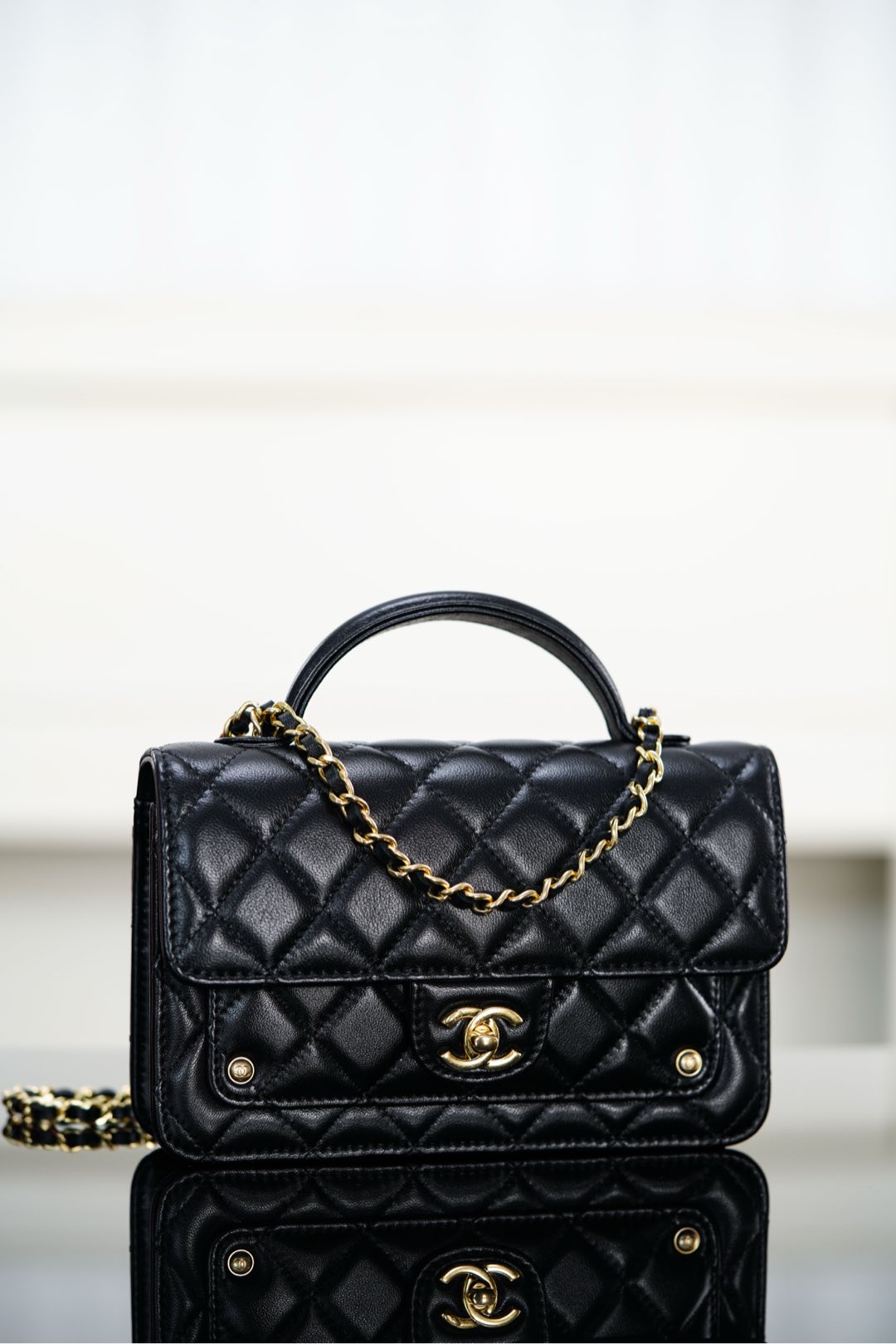 Chanel 25B Bag Woc Black
