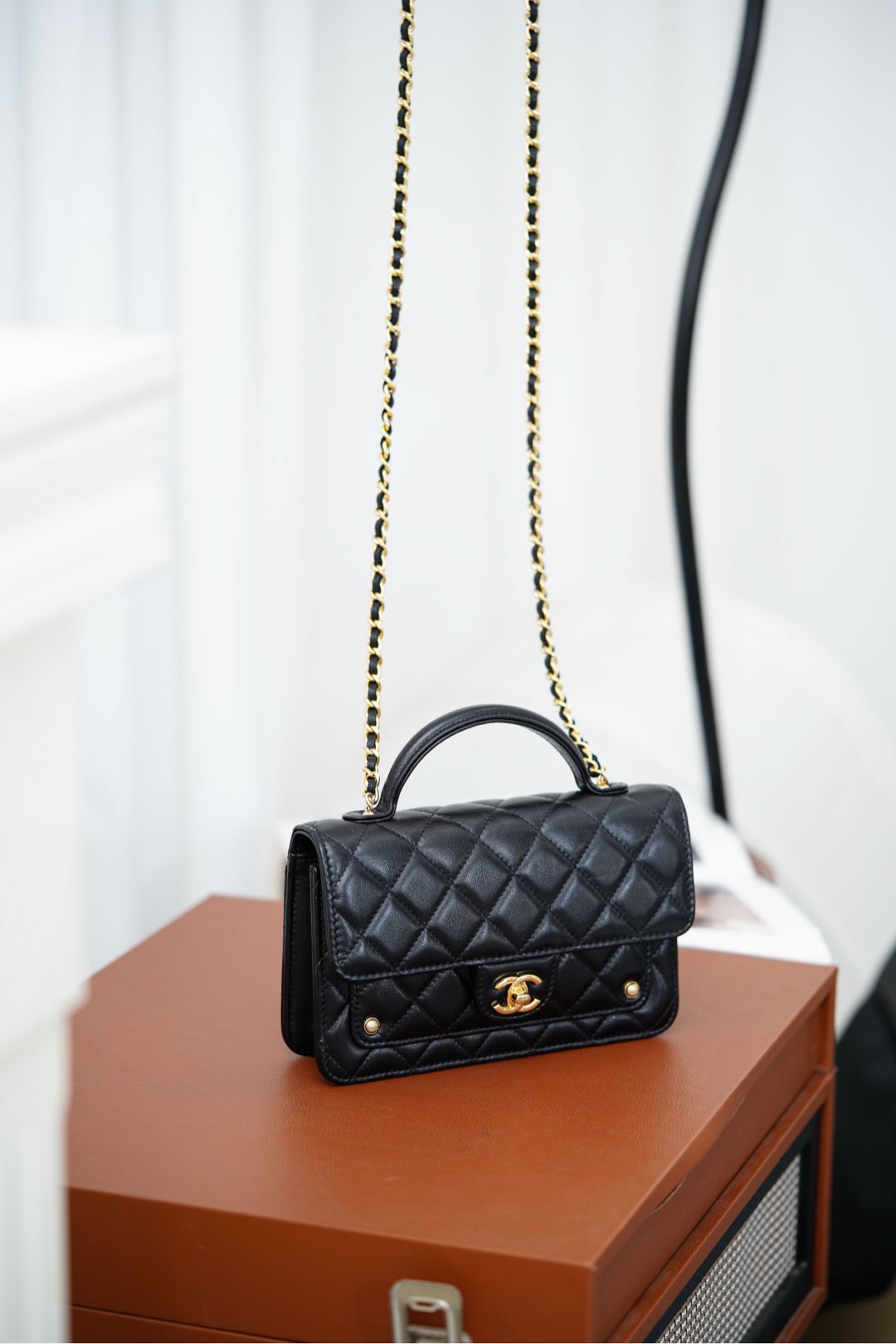 Chanel 25B Bag Woc Black