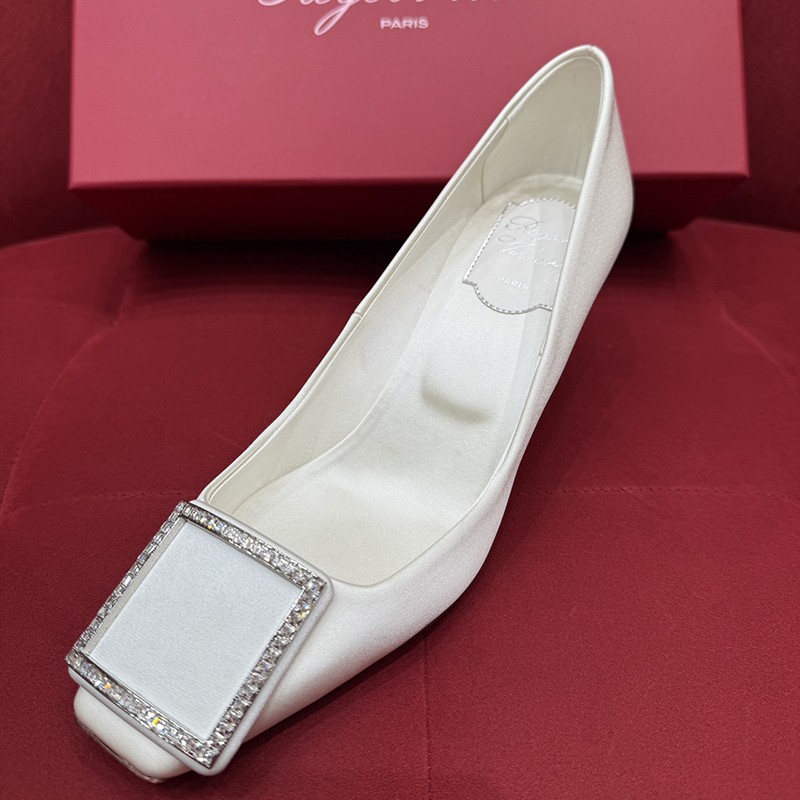 Roger Vivier Trompette Heel 7cm White