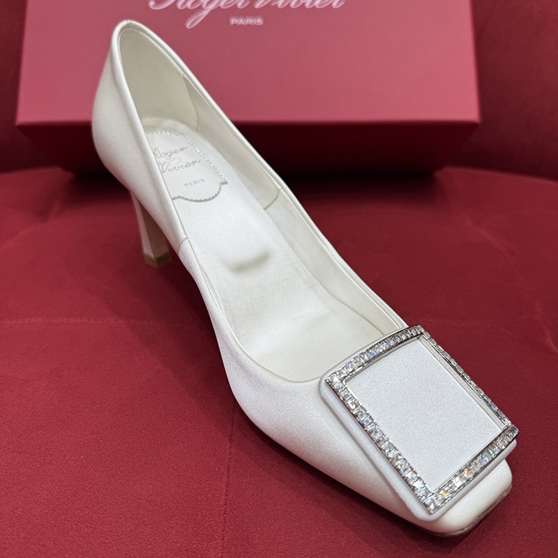 Roger Vivier Trompette Heel 7cm White