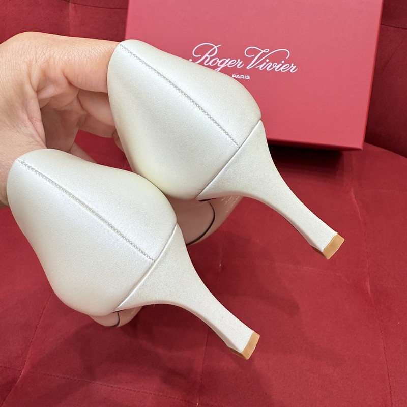 Roger Vivier Trompette Heel 7cm White