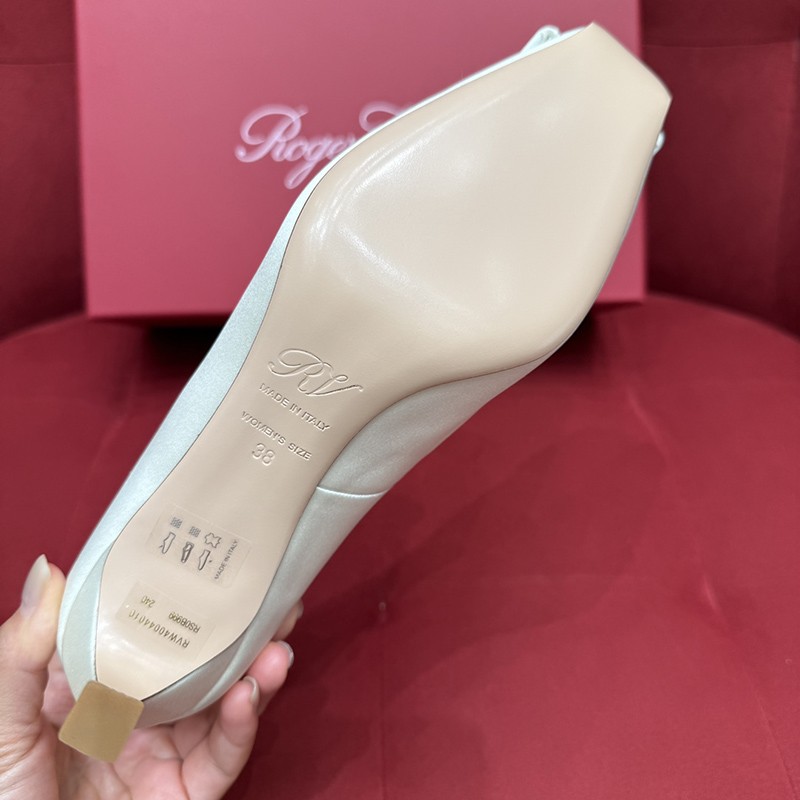 Roger Vivier Trompette Heel 7cm White