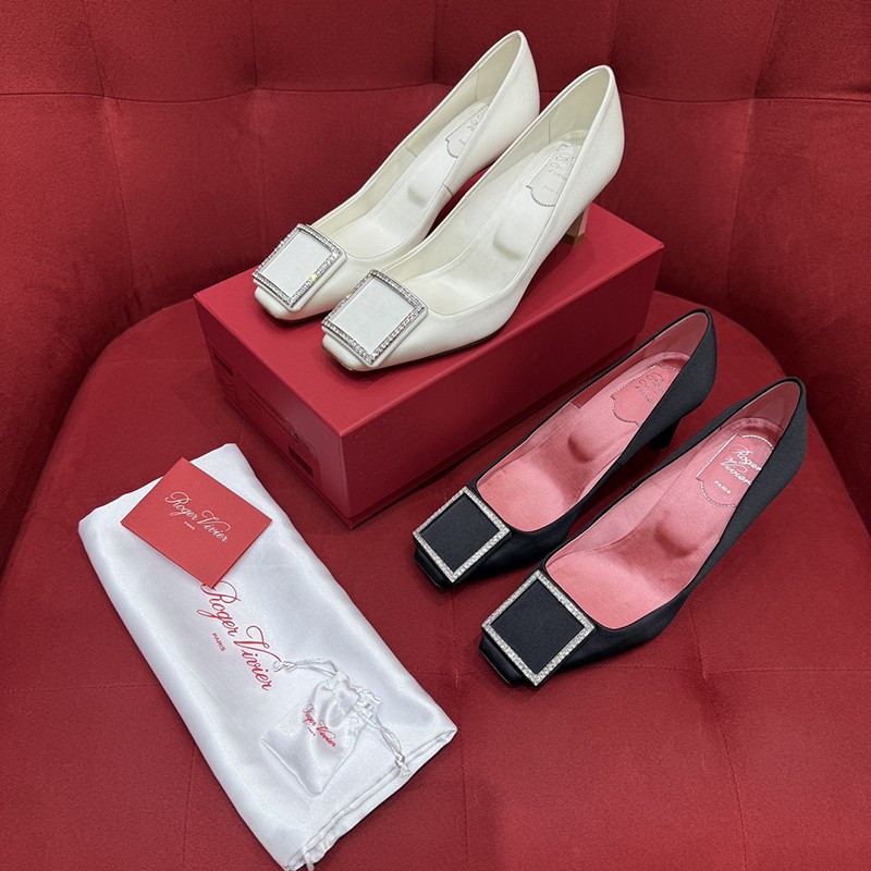 Roger Vivier Trompette Heel 7cm White