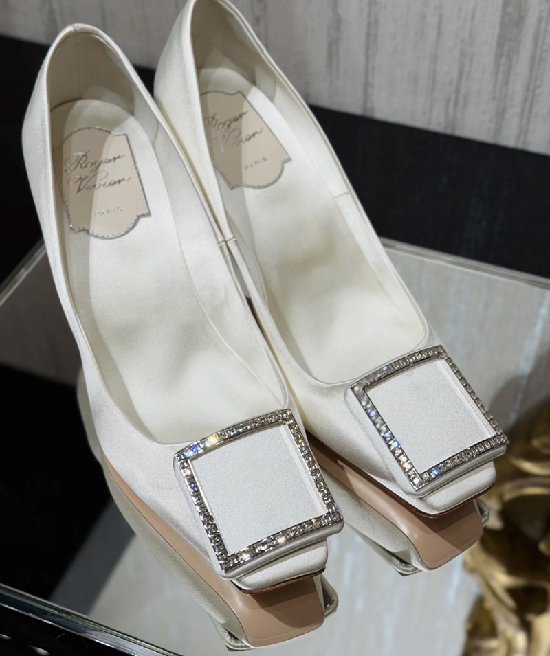 Roger Vivier Trompette Heel 7cm White