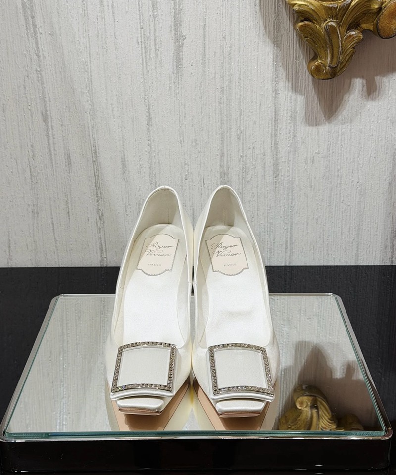 Roger Vivier Trompette Heel 7cm White