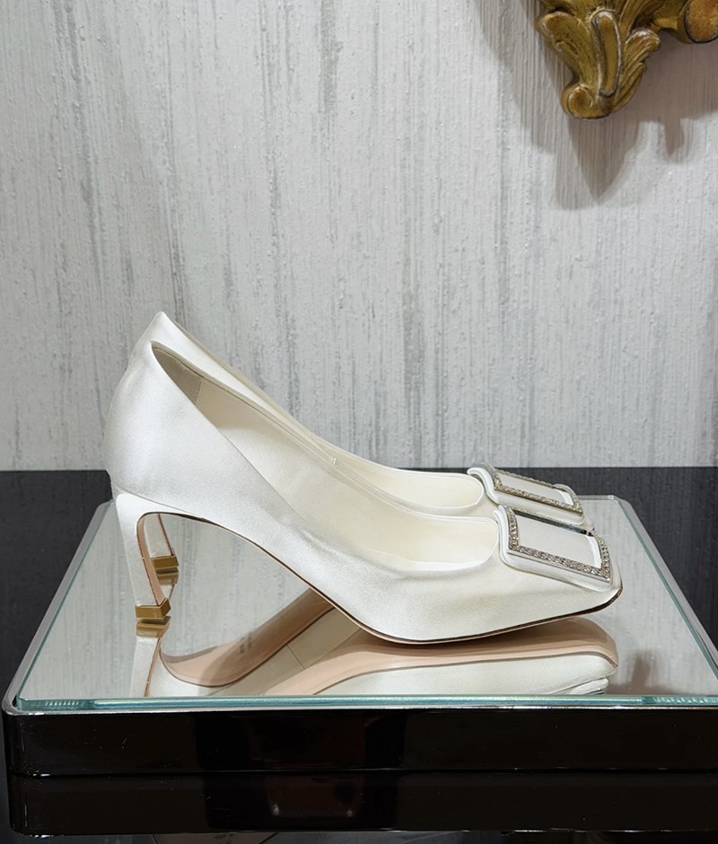 Roger Vivier Trompette Heel 7cm White