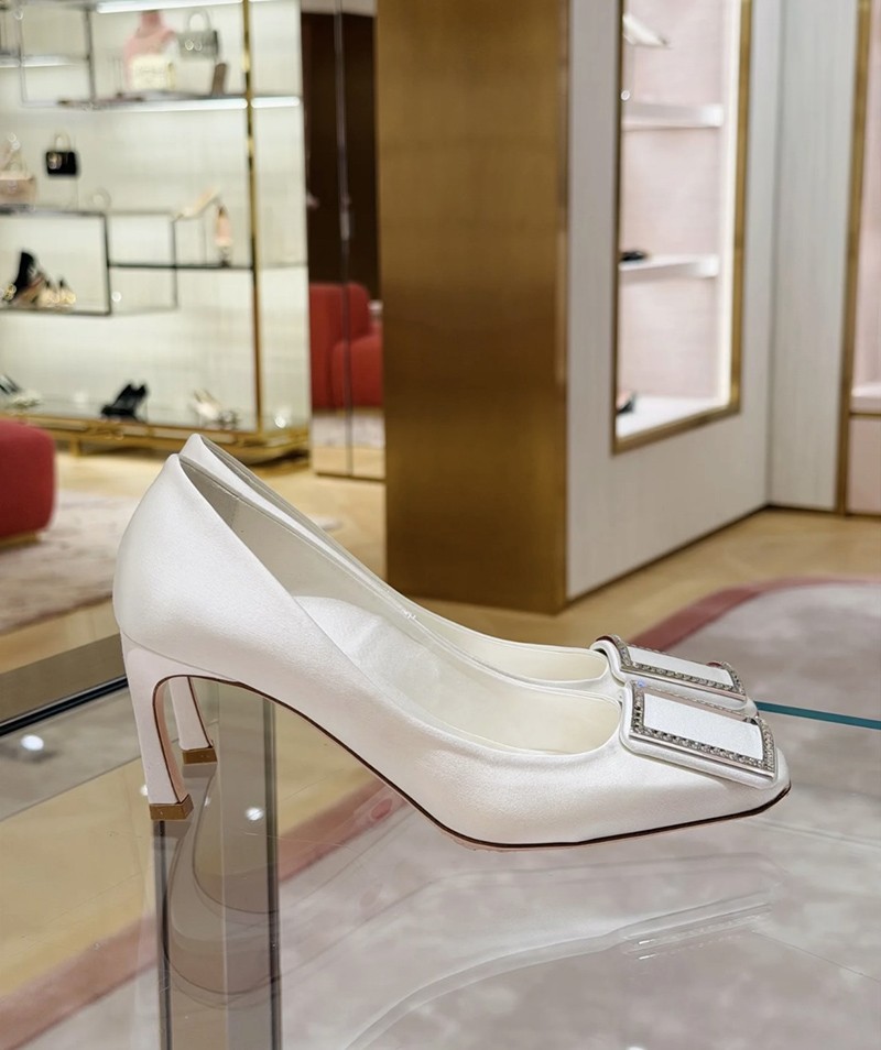 Roger Vivier Trompette Heel 7cm White