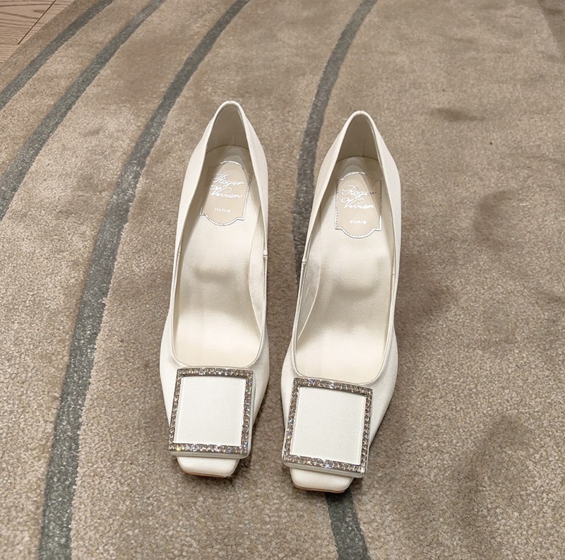 Roger Vivier Trompette Heel 7cm White