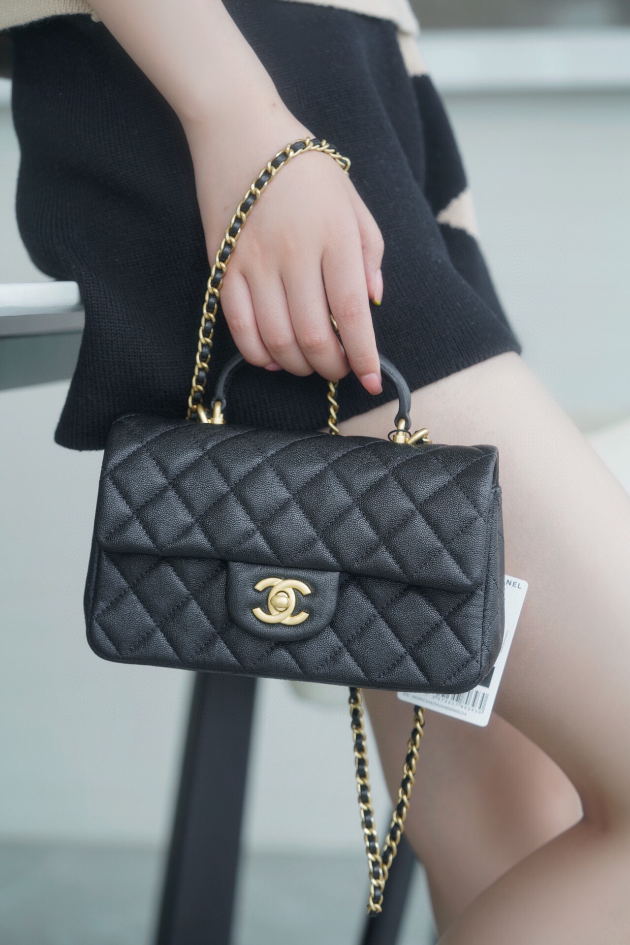 Chanle 2021 SS Classic Flap Mini Black