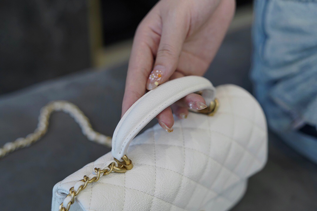 Chanle 2021 SS Classic Flap Mini White