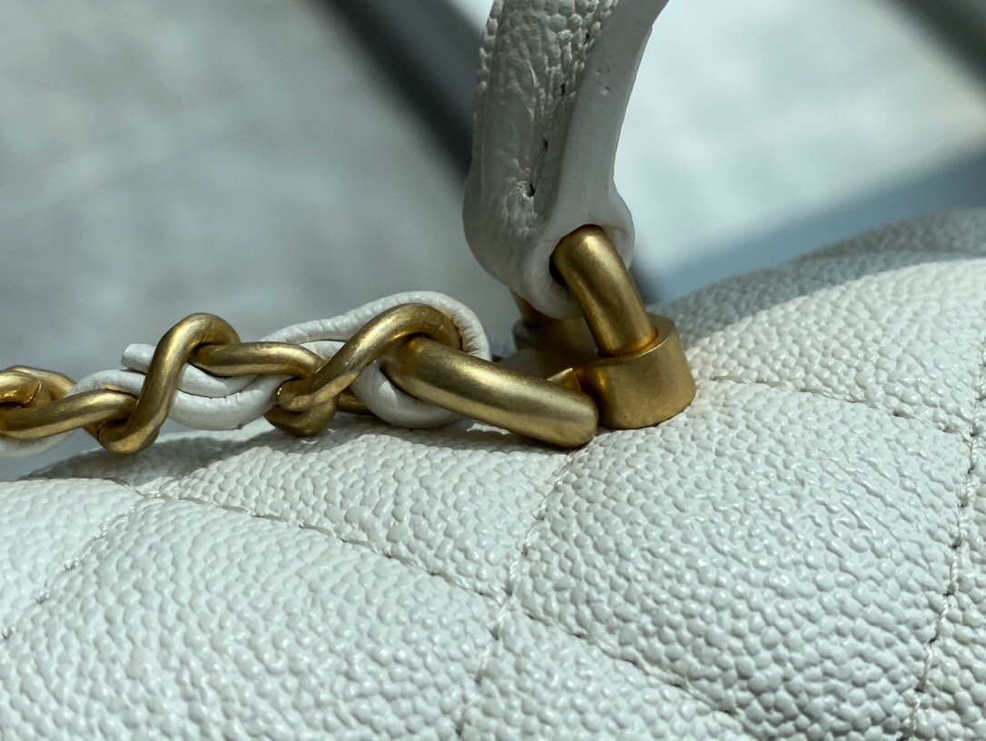 Chanle 2021 SS Classic Flap Mini White