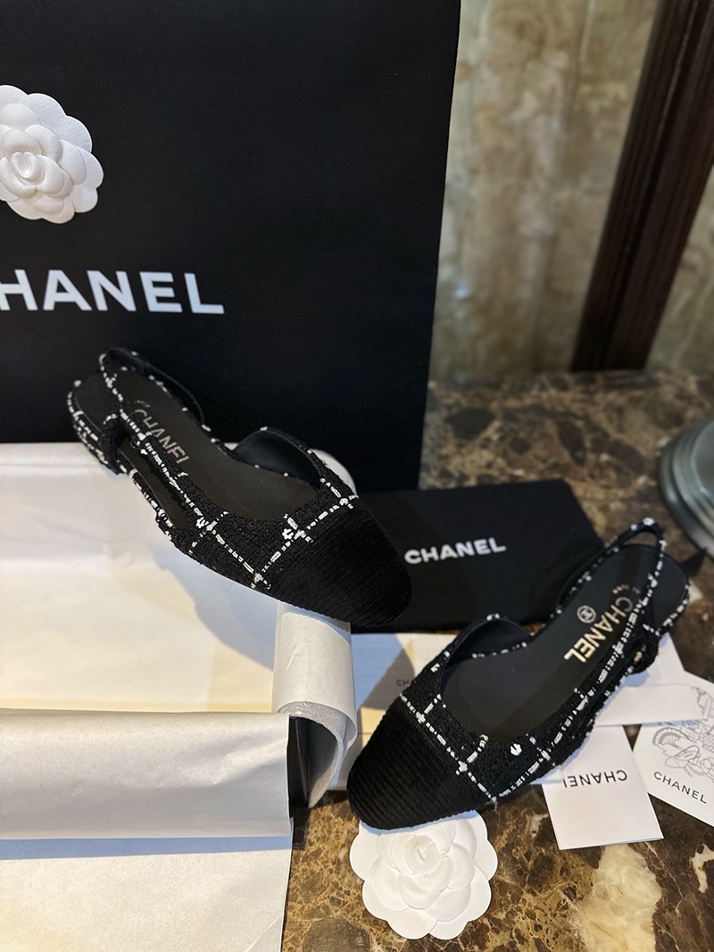 Chanel 23K Slingback Flat 023