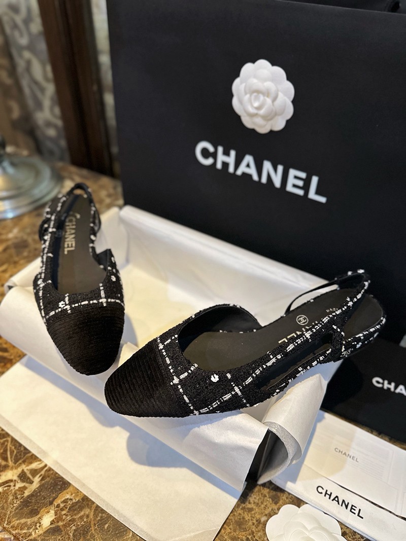 Chanel 23K Slingback Flat 023