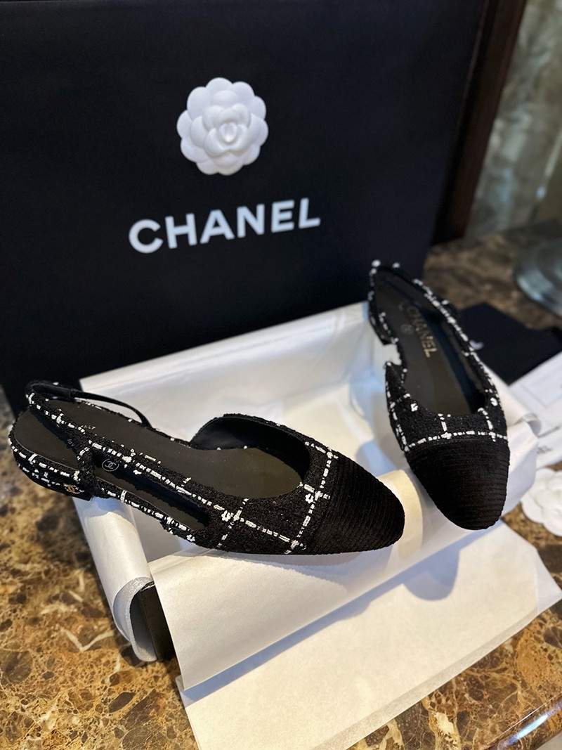 Chanel 23K Slingback Flat 023