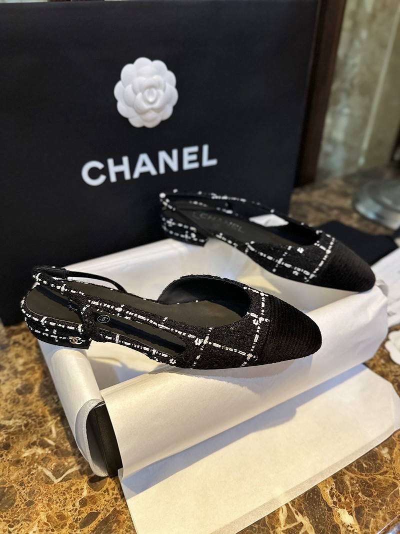 Chanel 23K Slingback Flat 023