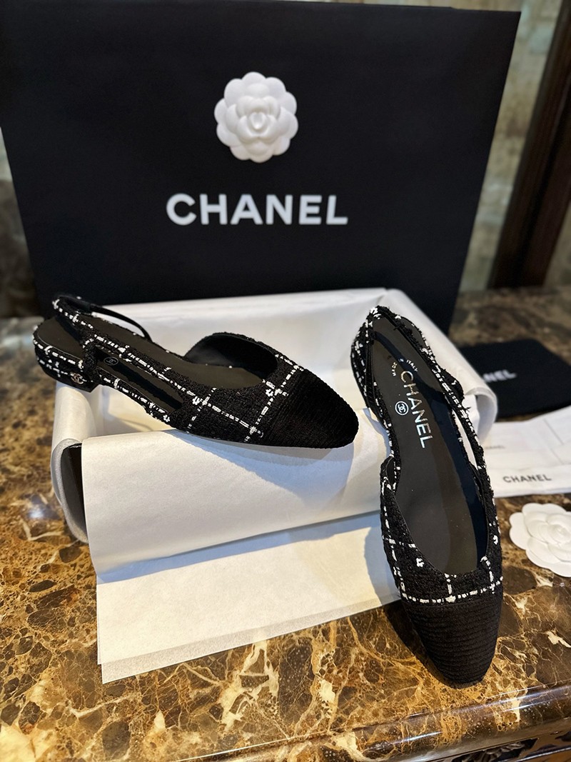 Chanel 23K Slingback Flat 023