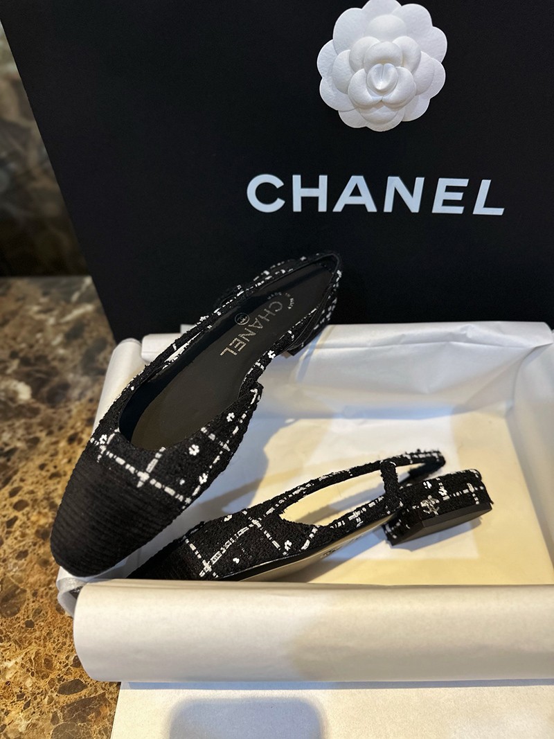 Chanel 23K Slingback Flat 023