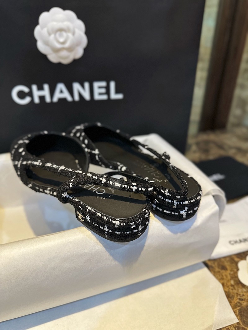 Chanel 23K Slingback Flat 023