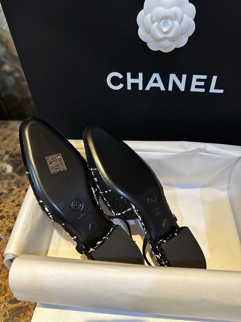 Chanel 23K Slingback Flat 023