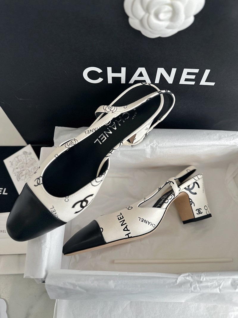 Chanel Slingback High Heel 025