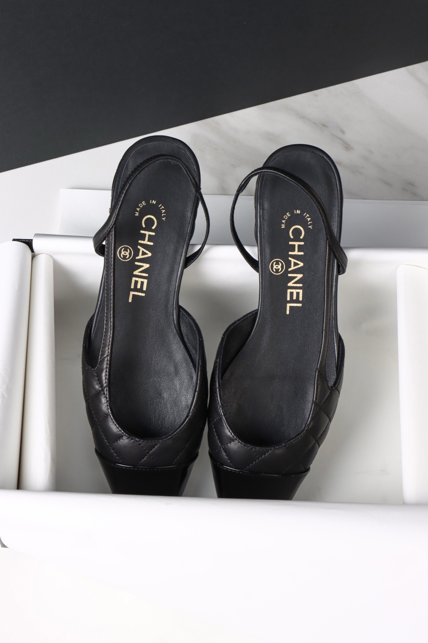 Chanel 25K Slingback Flat 045