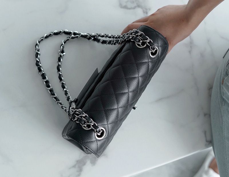 Chanel Classic Flap 23CM Silver