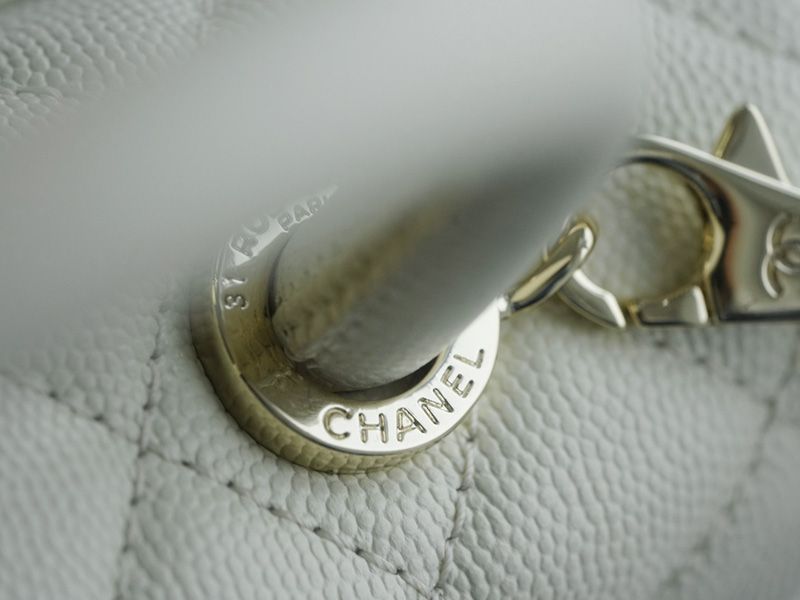 Chanel CoCo Handle Small White